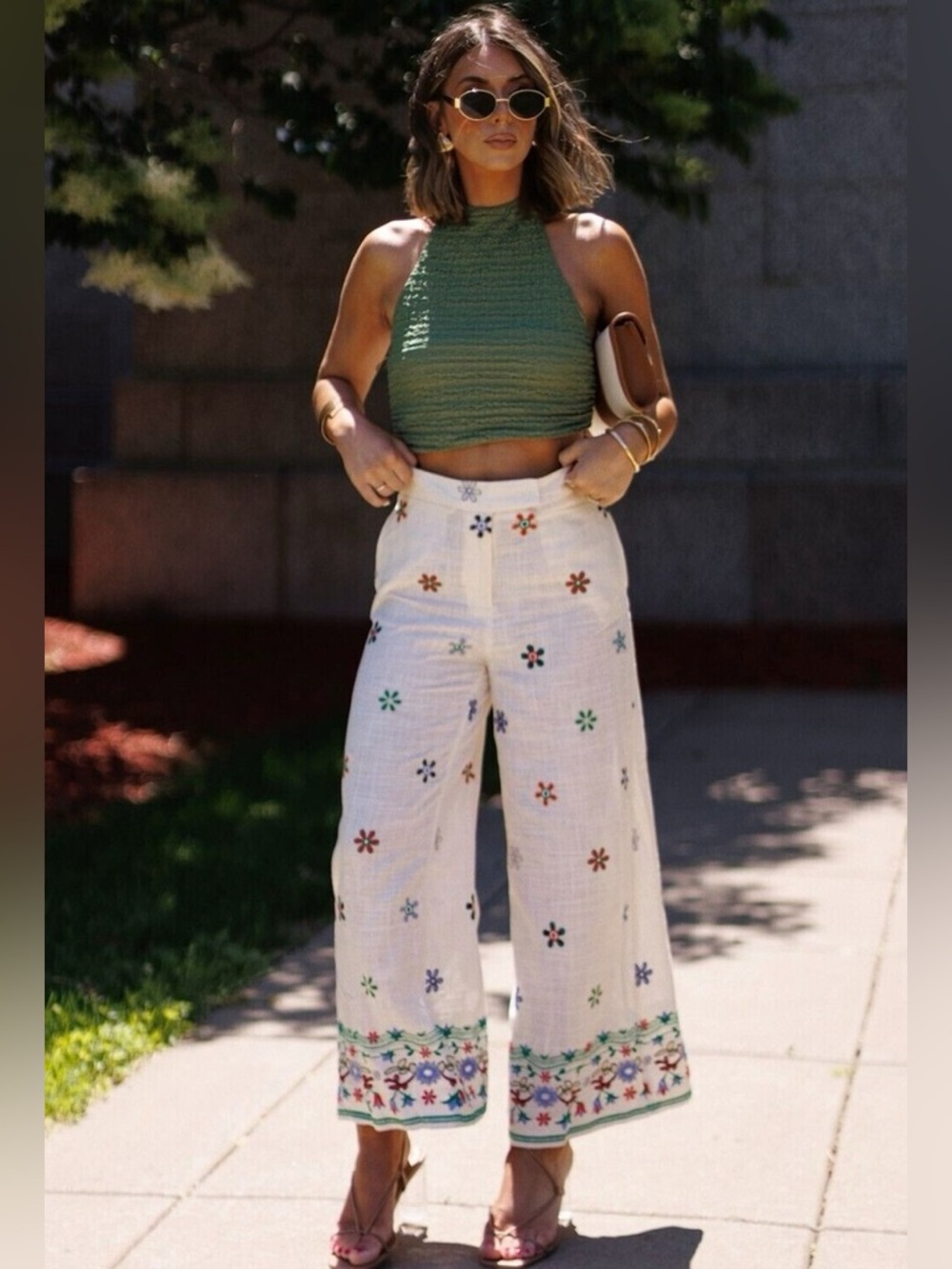 ZARA FLORAL EMBROIDERED CULOTTES
MULTICOLORED - Picture 5 of 9